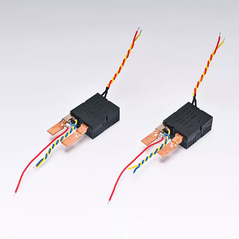 Single-Phase 2P Rail Type Left-in-Right-Out Latching Relay